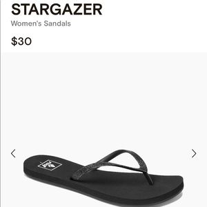 Black Sparkle Reef Thong Flip Flops